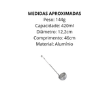 Concha Aluminio 12 Hotel 420ml - A Gourmet