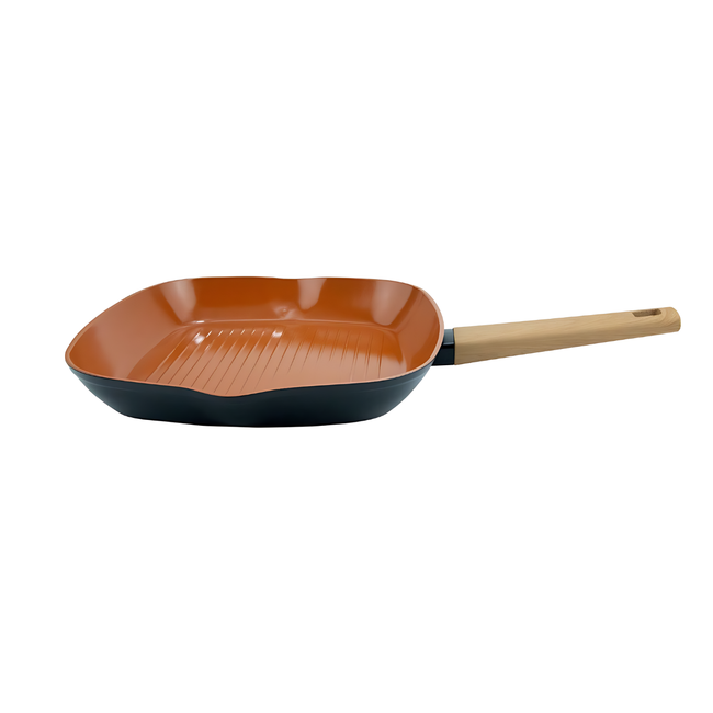 Grill Antiaderente Terracota N28 - A Gourmet Hover Image