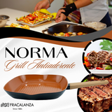Grill Antiaderente Terracota N28 - A Gourmet