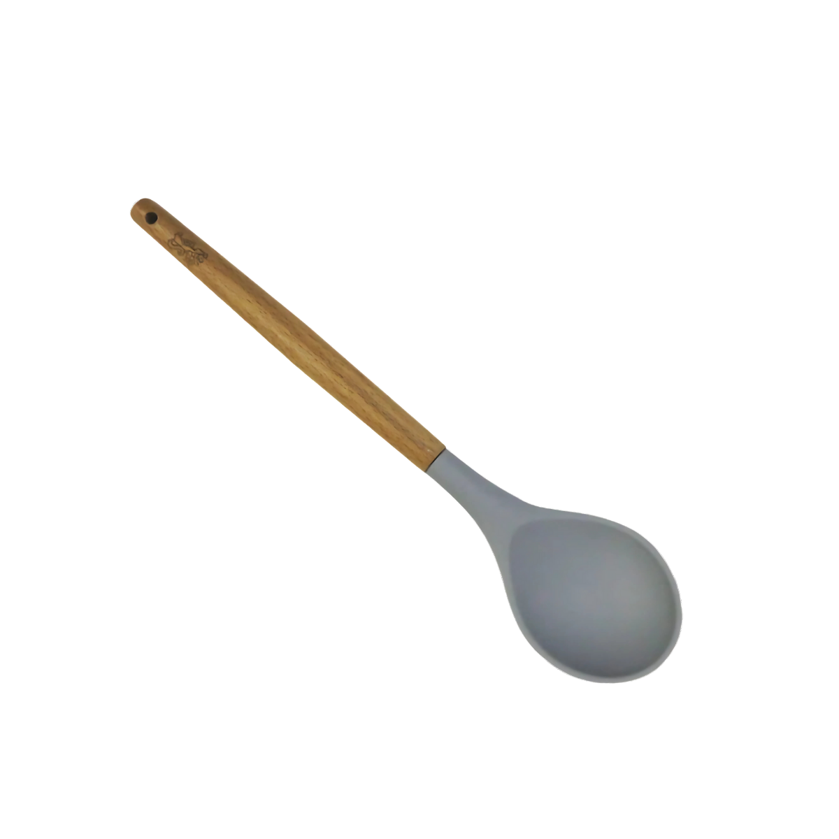 Colher Silicone Cabo Madeira Fracalanza