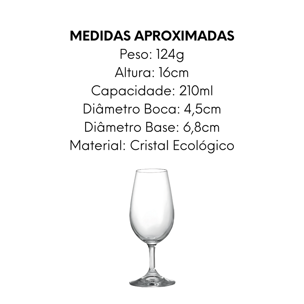 Taça Degustação Gastro 210ml - A Gourmet