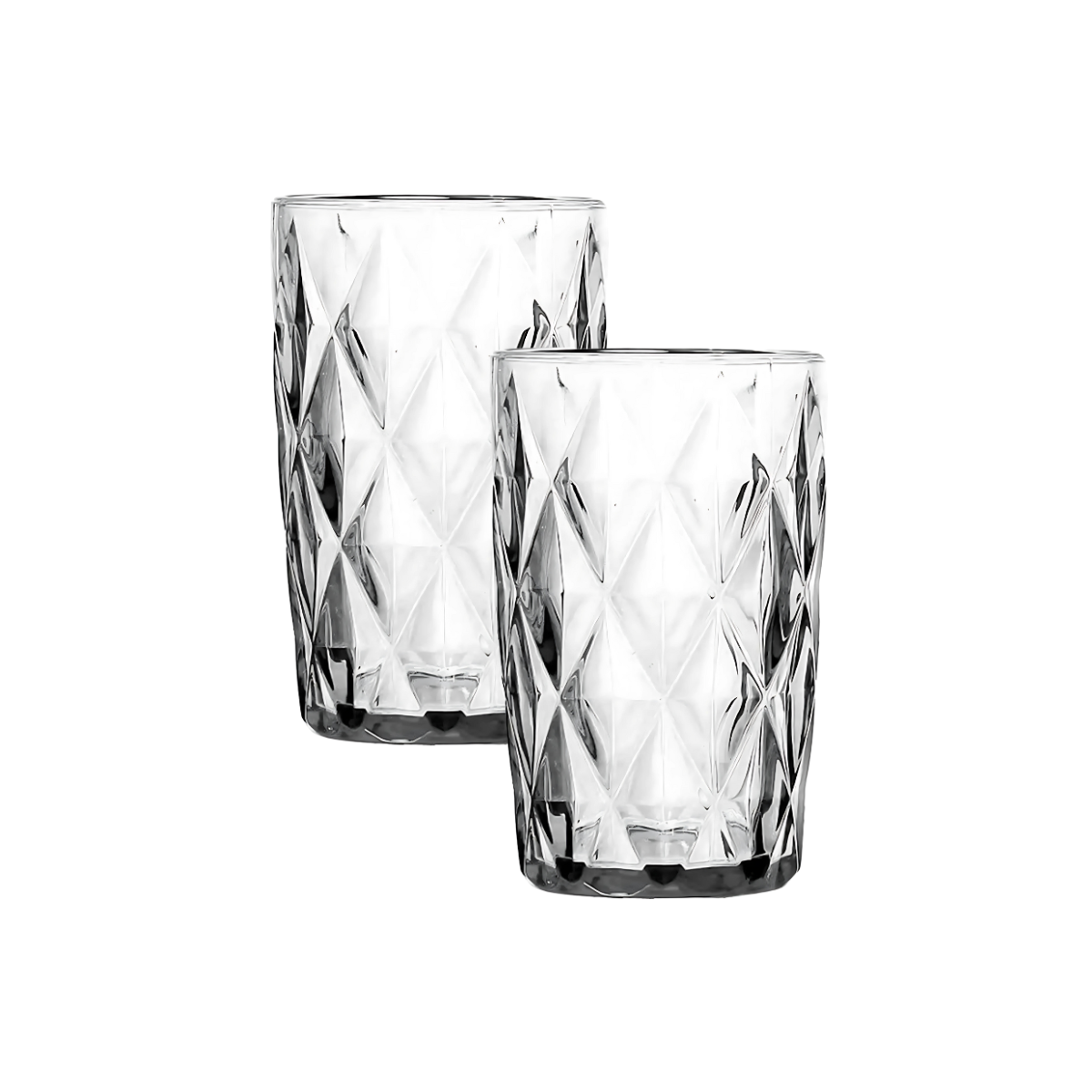 Copo Diamond 400ml de Vidro - A Gourmet