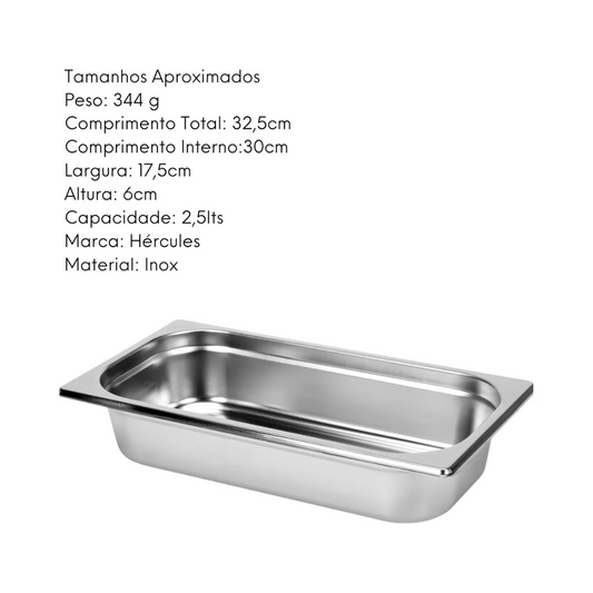 Cuba Gastronómica em Aço Inox 2,5L