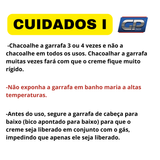 Garrafa Chantilly Com 3 Bicos 500ml - A Gourmet