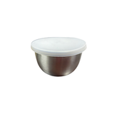Mini Tigela em Aço Inox Redonda Com Tampa - A Gourmet