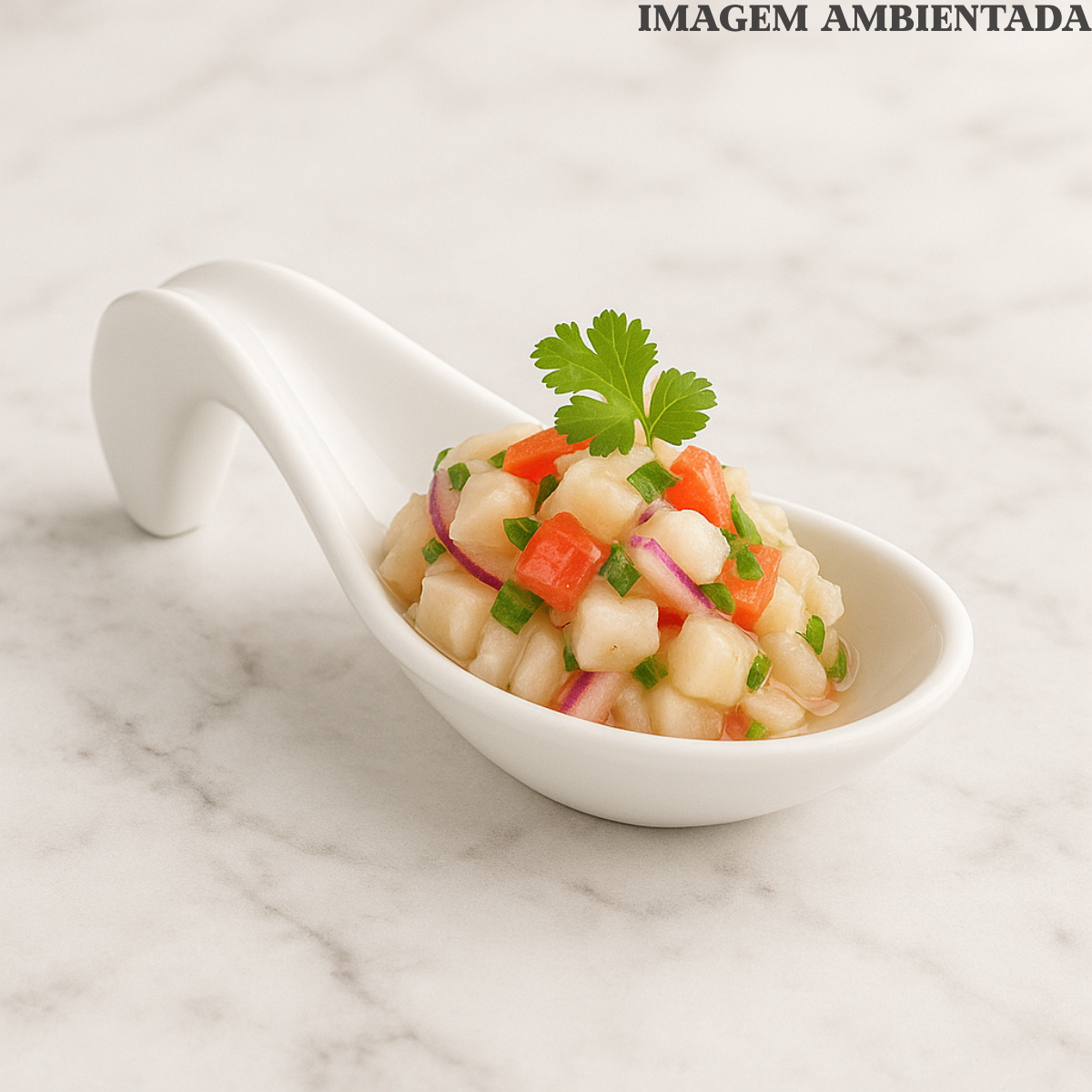 Colher Molheira Melamina Finger Food 25 ml