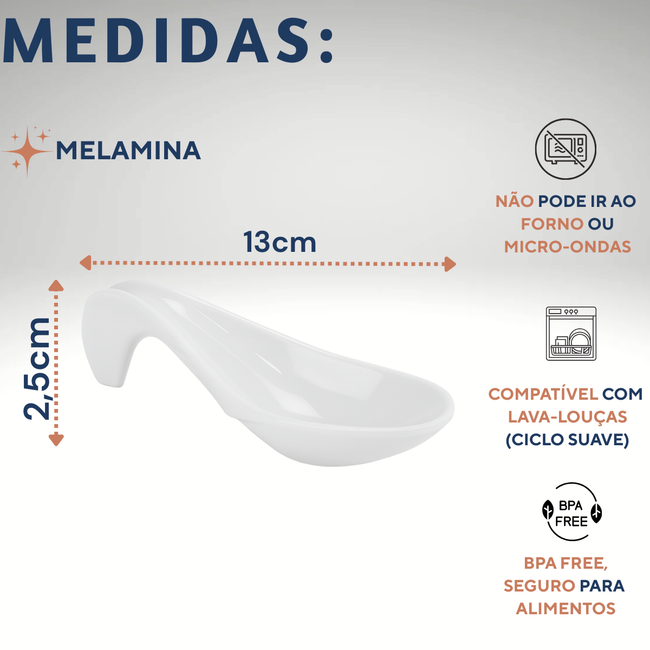 Colher Molheira Melamina Finger Food 25 ml Main Image