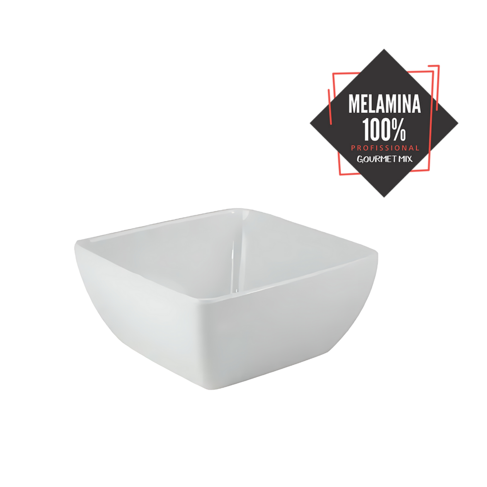 Saladeira Melamina Quadrada 9cm - A Gourmet