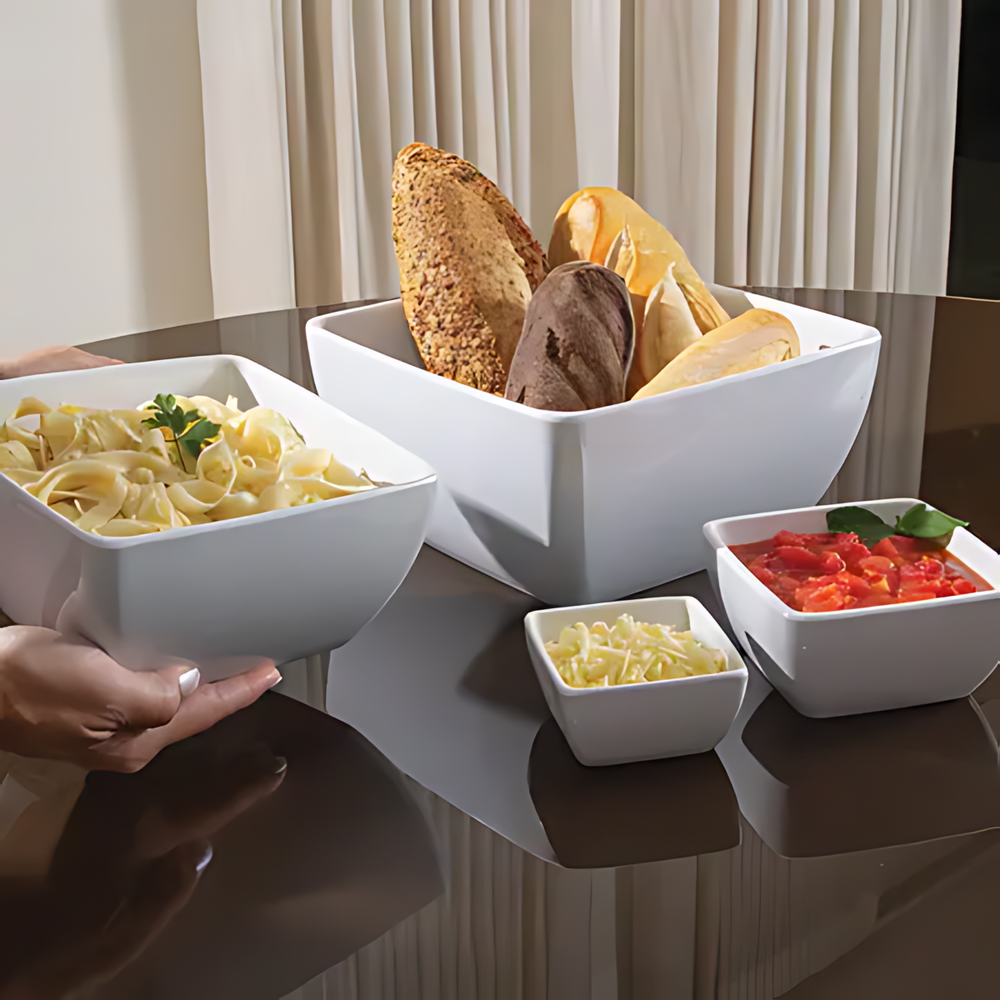 Saladeira Melamina Quadrada 9cm - A Gourmet