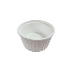 Ramequim Branco de Polipropileno 70ml - A Gourmet