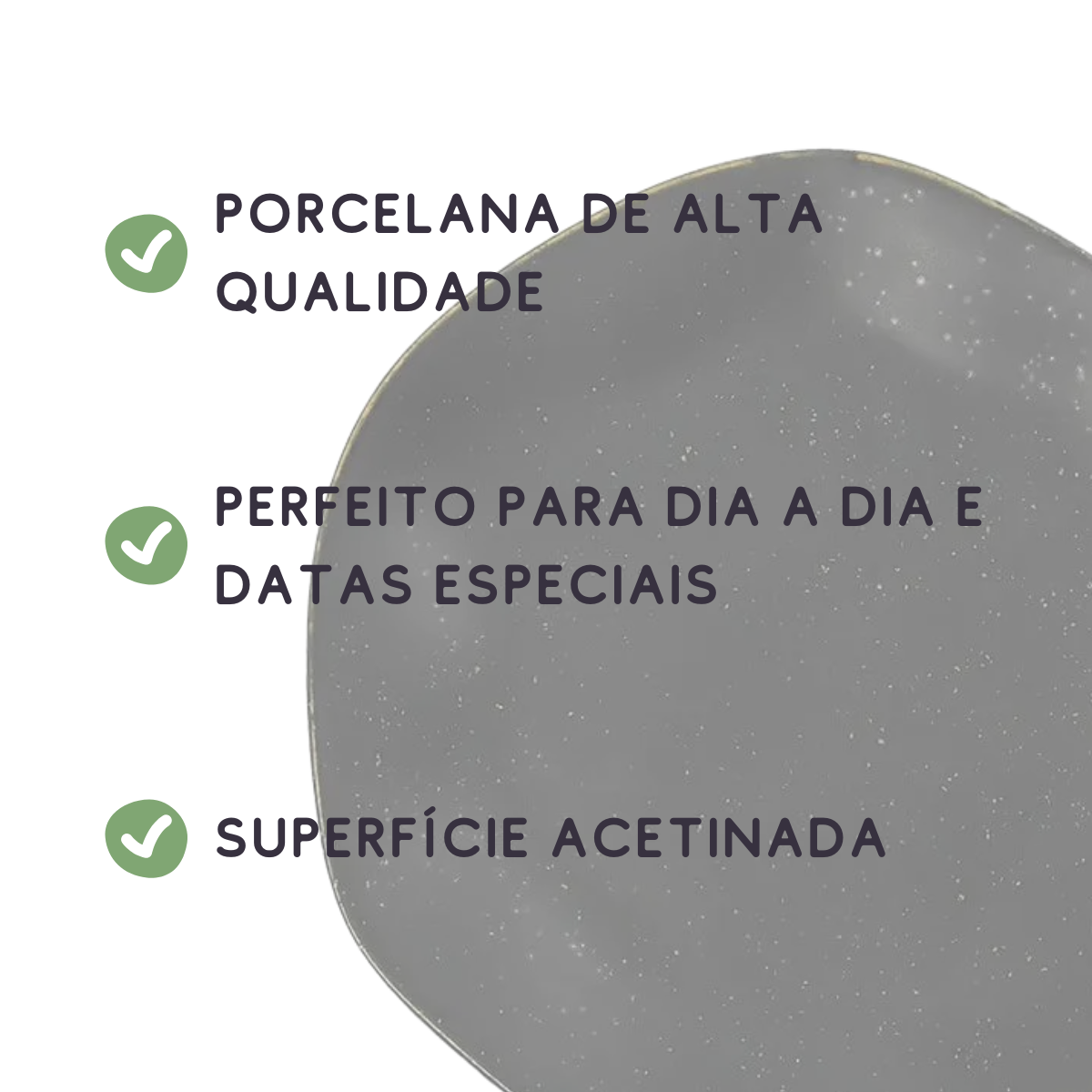 Prato sobremesa linha Ryo Volcano Oxford Oxford Pratos de Sobremesa