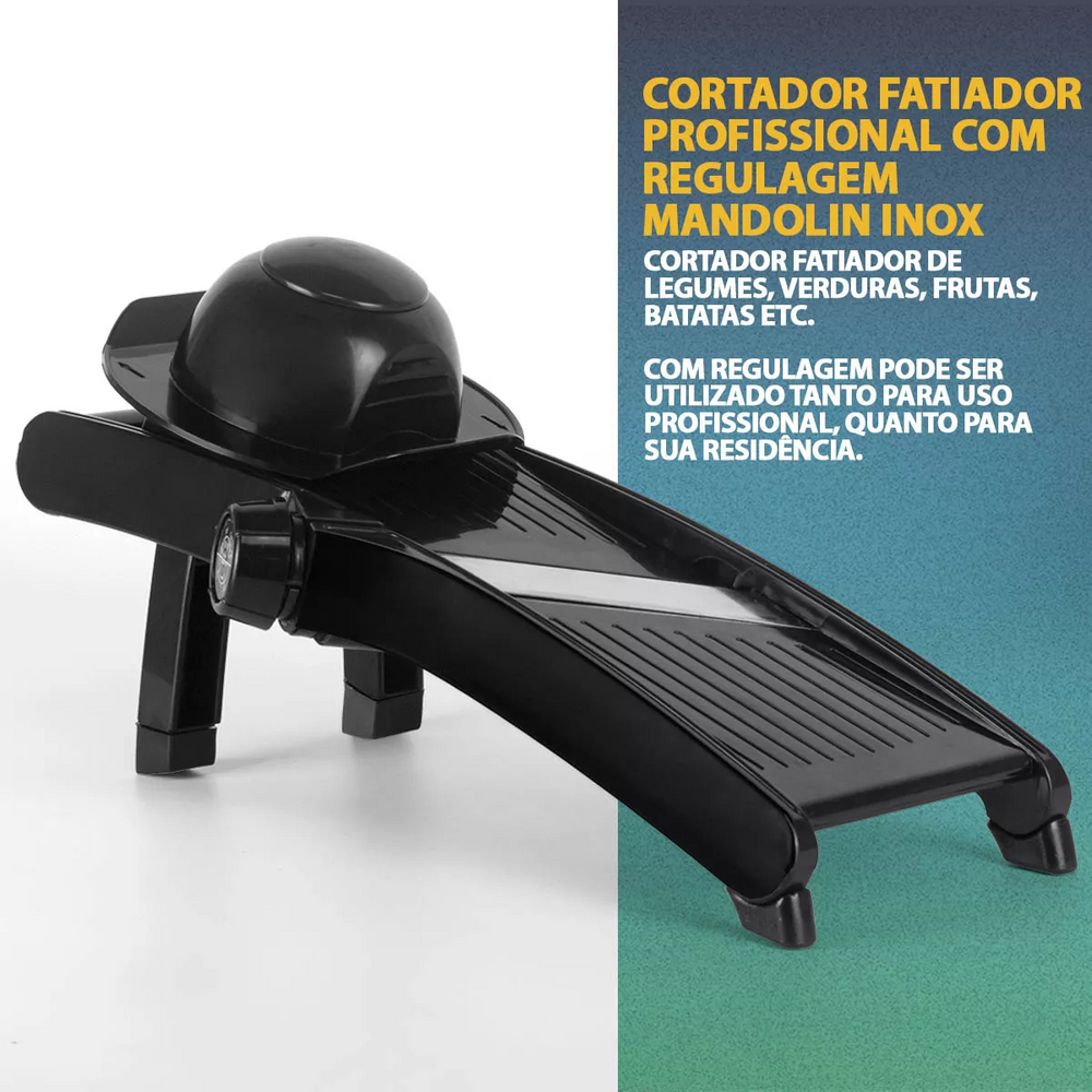 Fatiador Mandolim de Plastico e Metal 38cm - A Gourmet