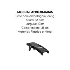 Fatiador Mandolim de Plastico e Metal 38cm - A Gourmet