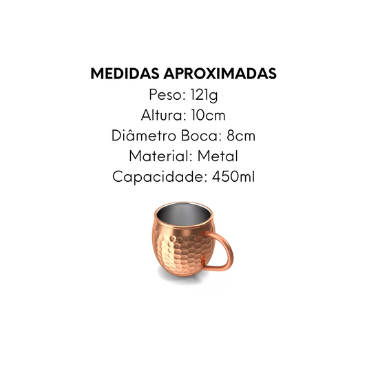 Caneca Moscow Mule 450ml