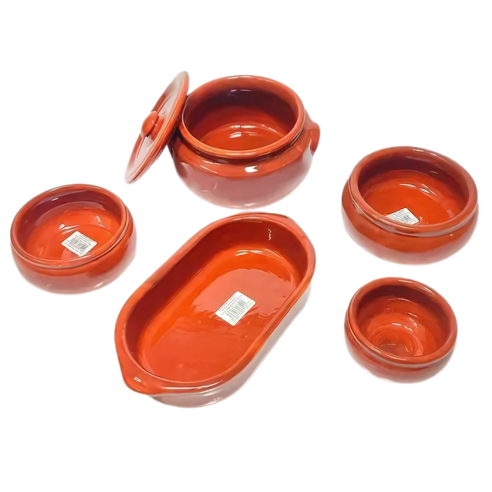 Kit Feijoada de Barro com caçarola, assadeira e cumbucas