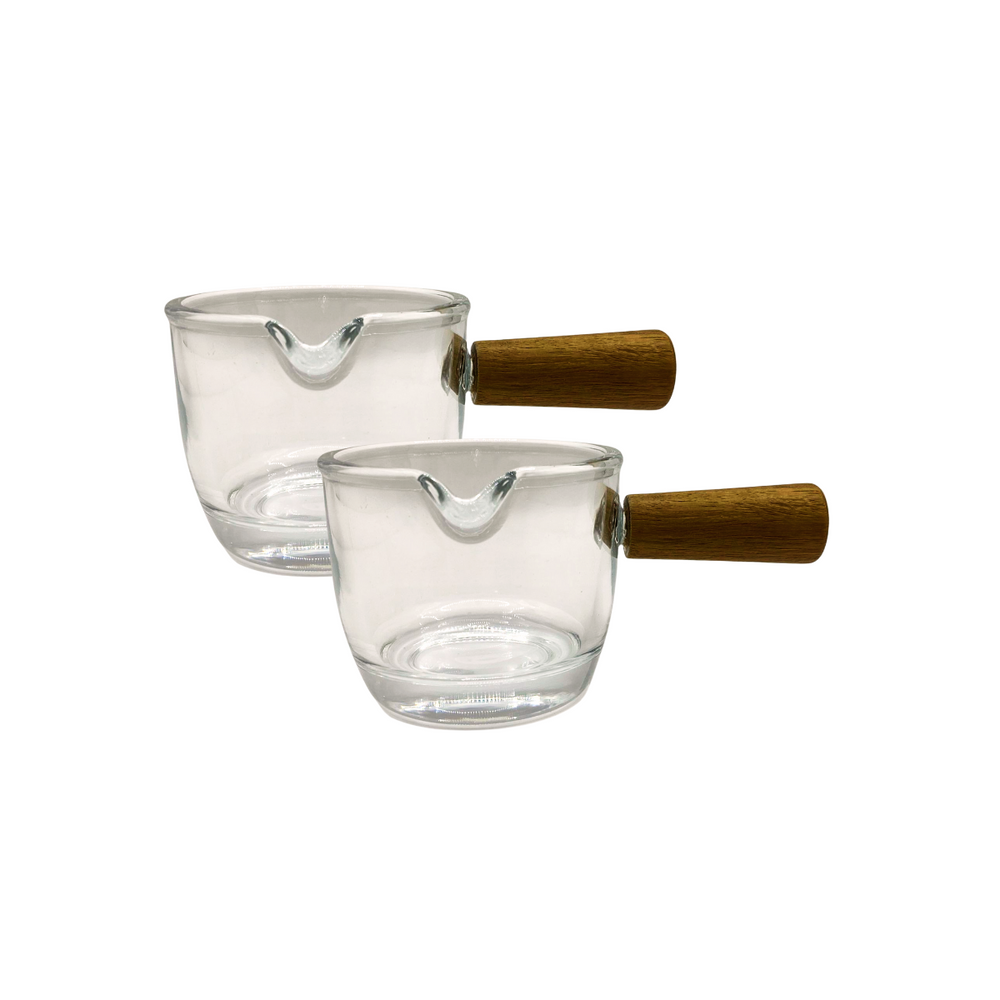 Molheira de Vidro Com Cabo Bambu - A Gourmet