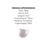Leiteira de Porcelana 90ml - A Gourmet