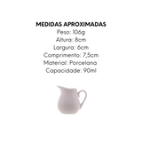 Leiteira de Porcelana 90ml