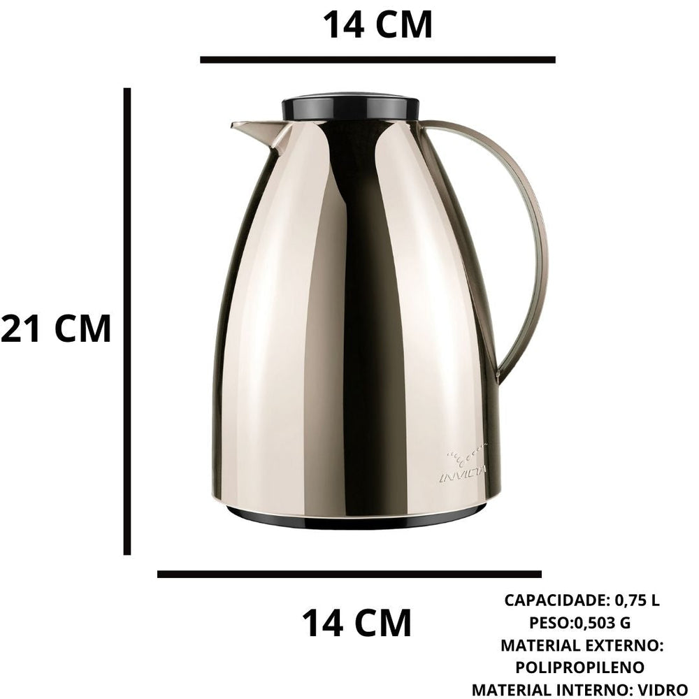 Bule Viena Chardonnay Matalizado 750ML Invicta