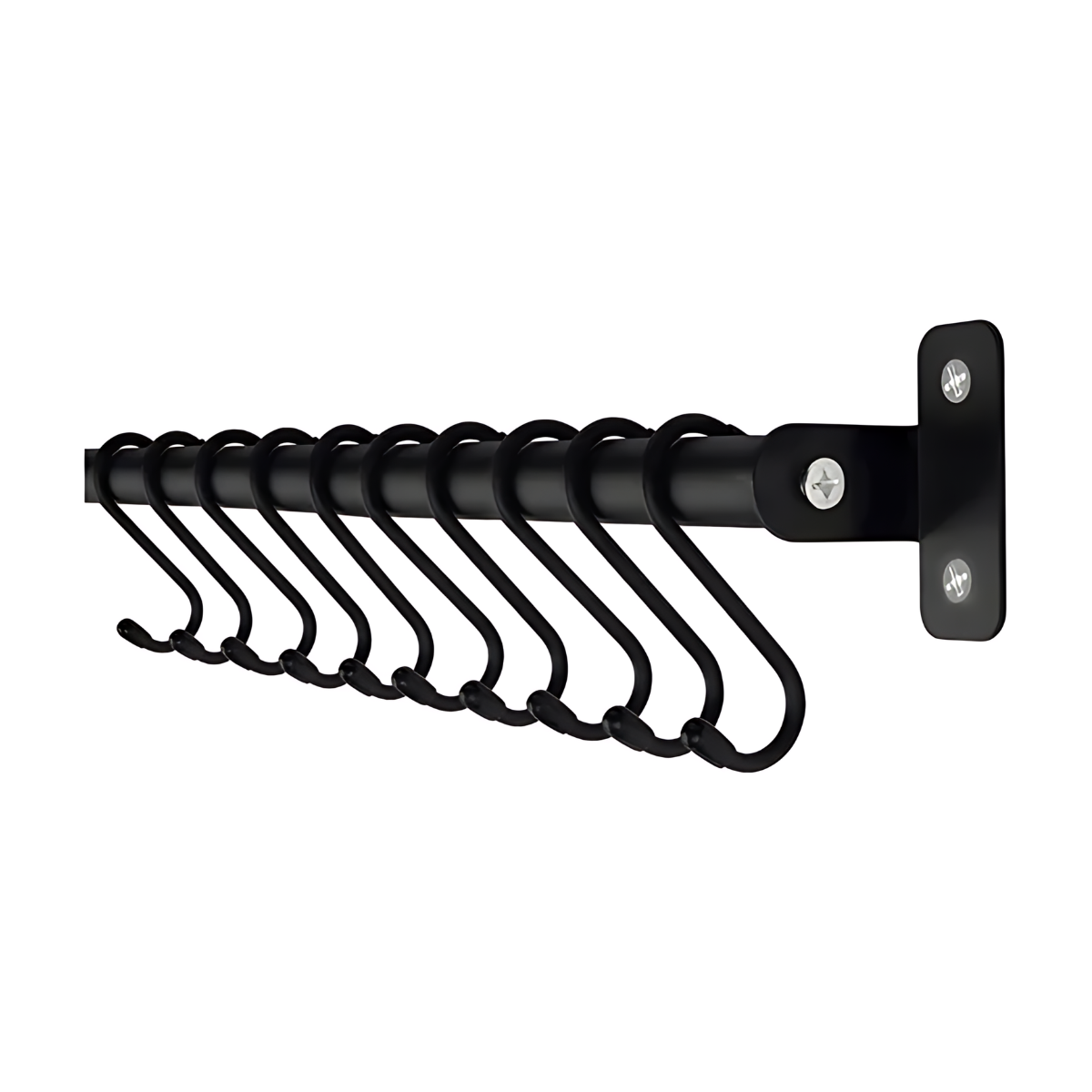 Barra Suporte Preto Até 5 KG - A Gourmet
