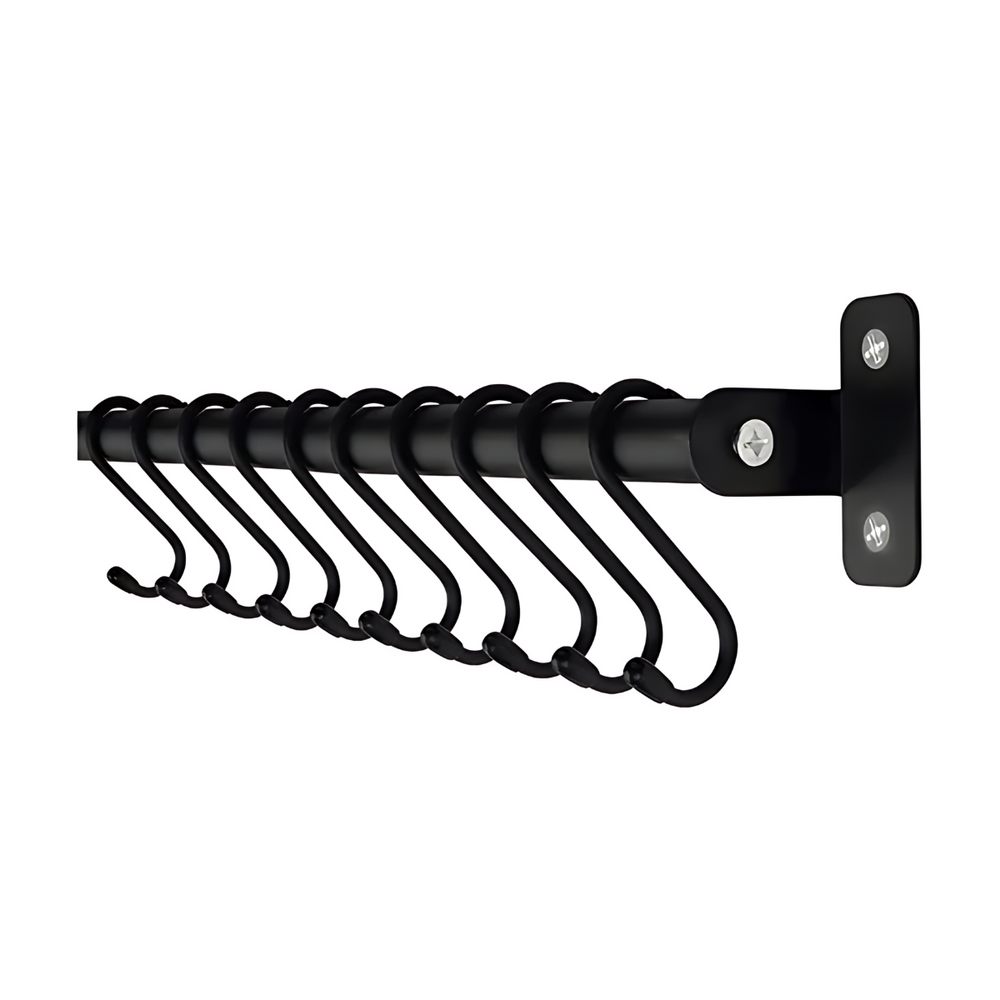 Barra Suporte Preto Até 5 KG - A Gourmet