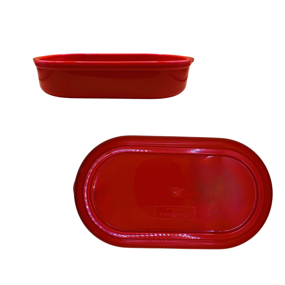 Assadeira Vermelha de Polipropileno 1,3L - A Gourmet