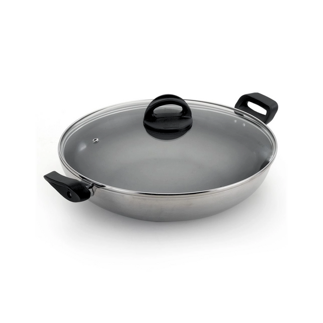 Panela Wok N28 Antiaderente de Aluminio Nacional Hover Image