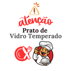 Prato Raso Blanc Opaline de Vidro Temperado Nadir