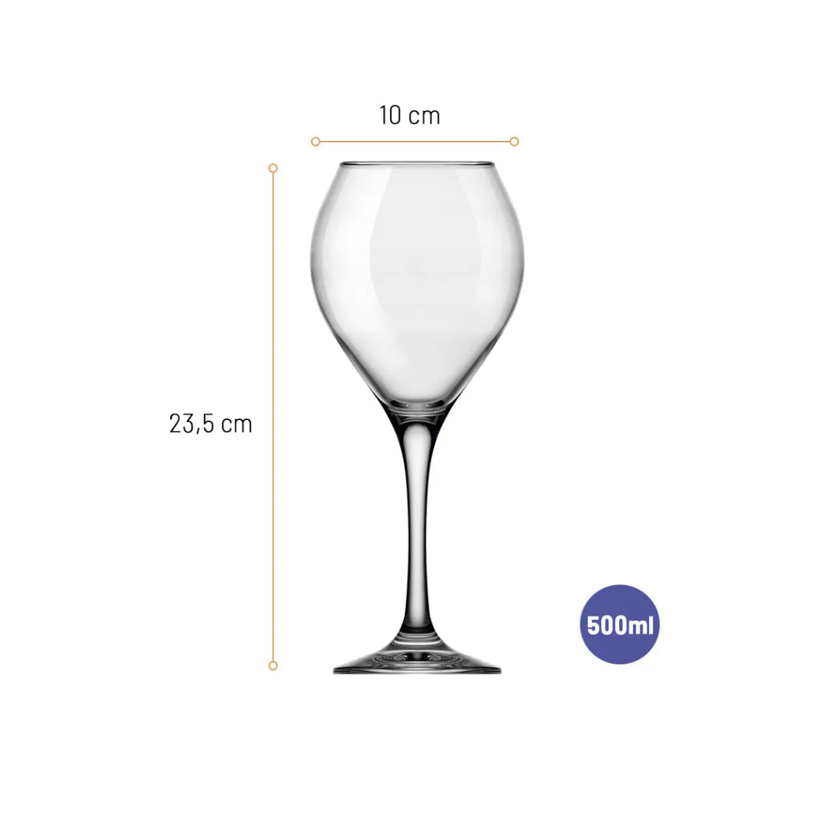 Taça prestige Vidro 500ml