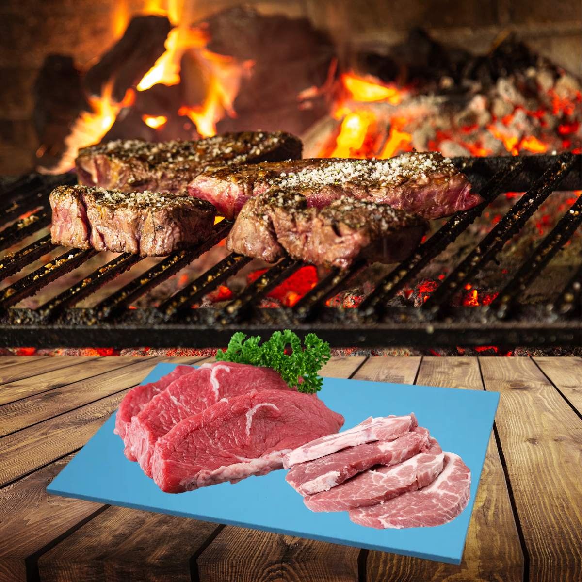 Placa de Corte Azul Lisa 50cm Soirac