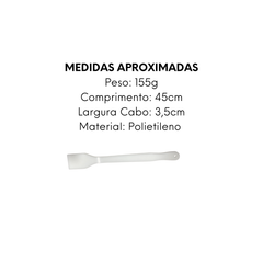 Pá de Remo em Polietileno Branca 45cm - A Gourmet