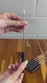 Jogo de Garfo Fondue Com 6 Peças