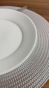 Prato Raso Porcelana Com Aba 2° Linha