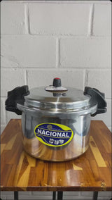 Panela pressão alumínio polido 15litros