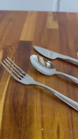 Conjunto Talher Sobremesa Café Hercules Aço Inox