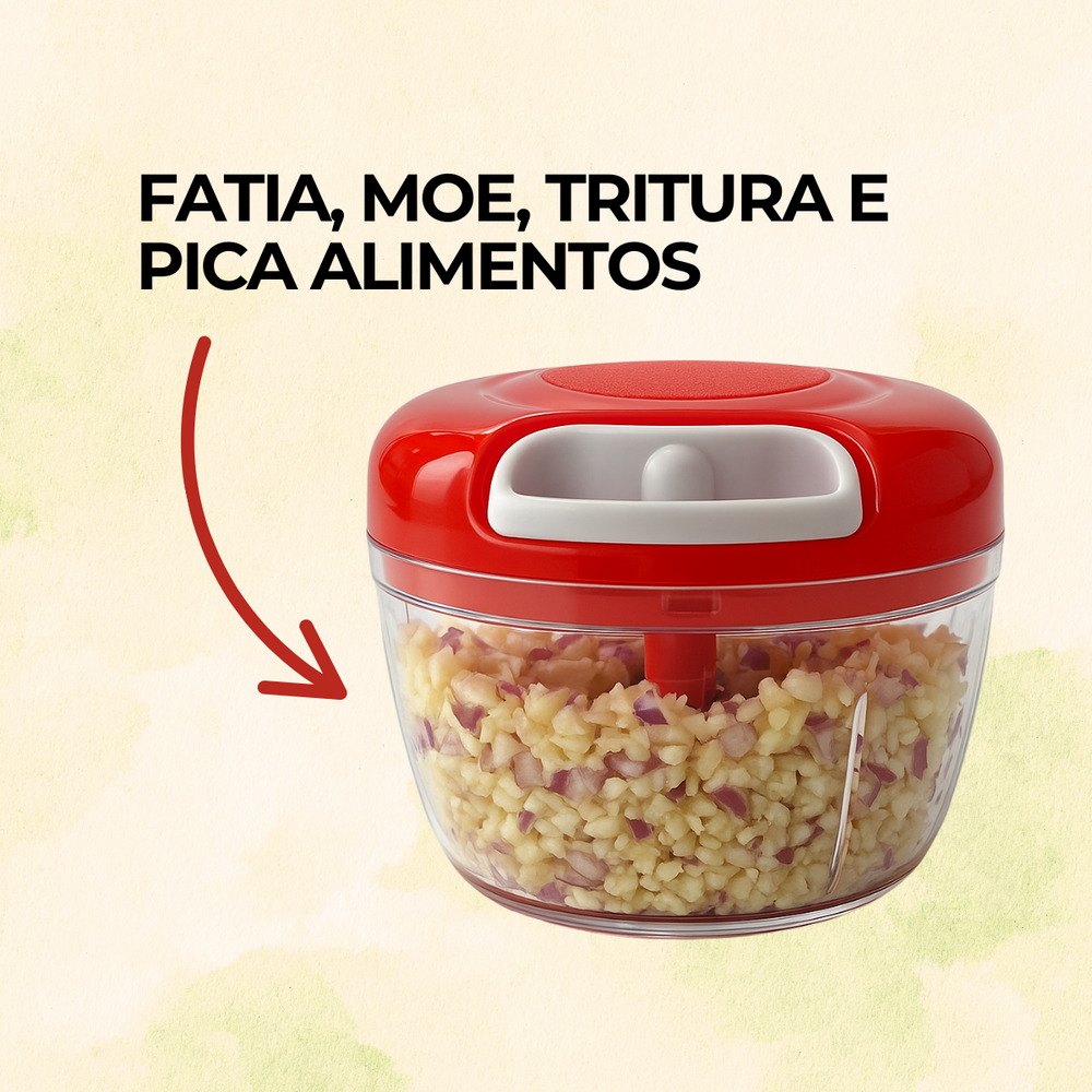 processador de alho e cebola