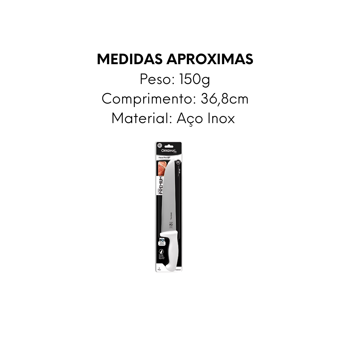 Faca Peixeira 10" - A Gourmet