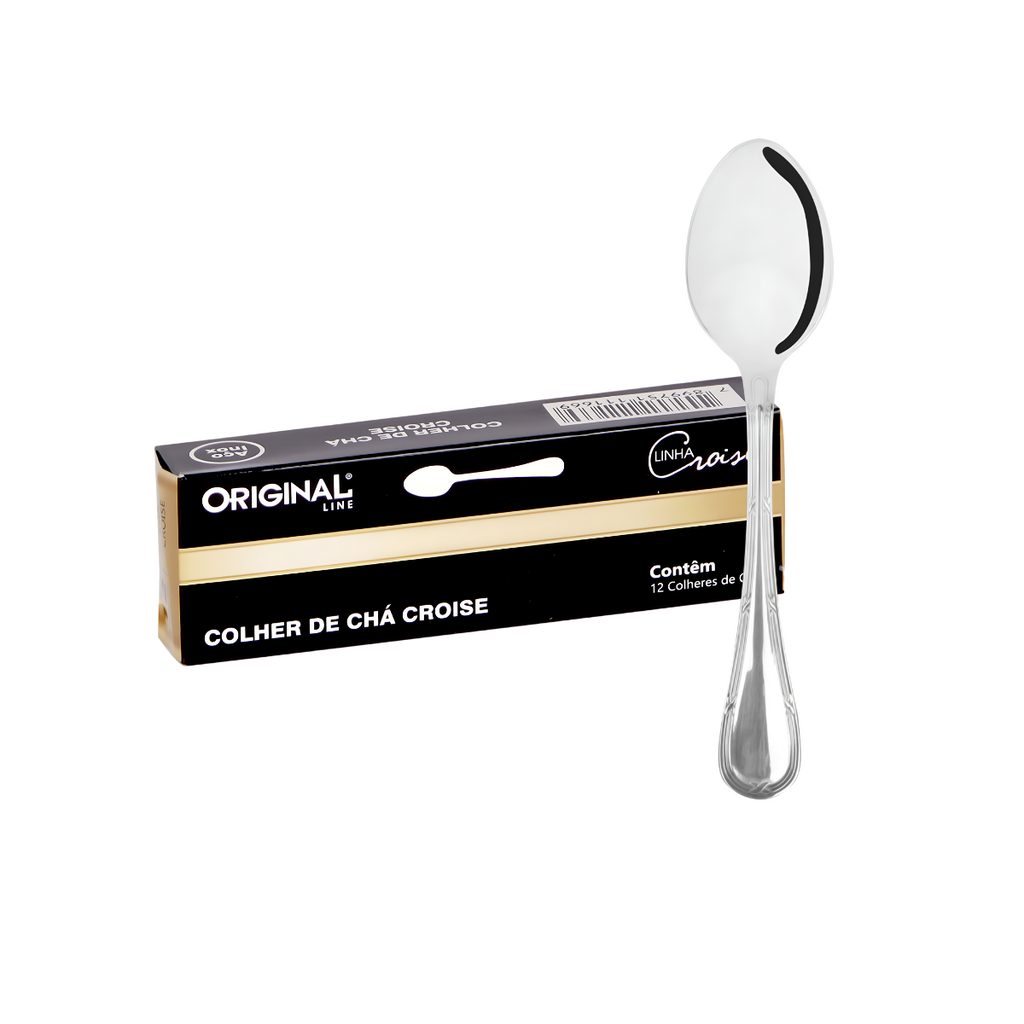 Colher de Chá Croise em Aço Inox - A Gourmet