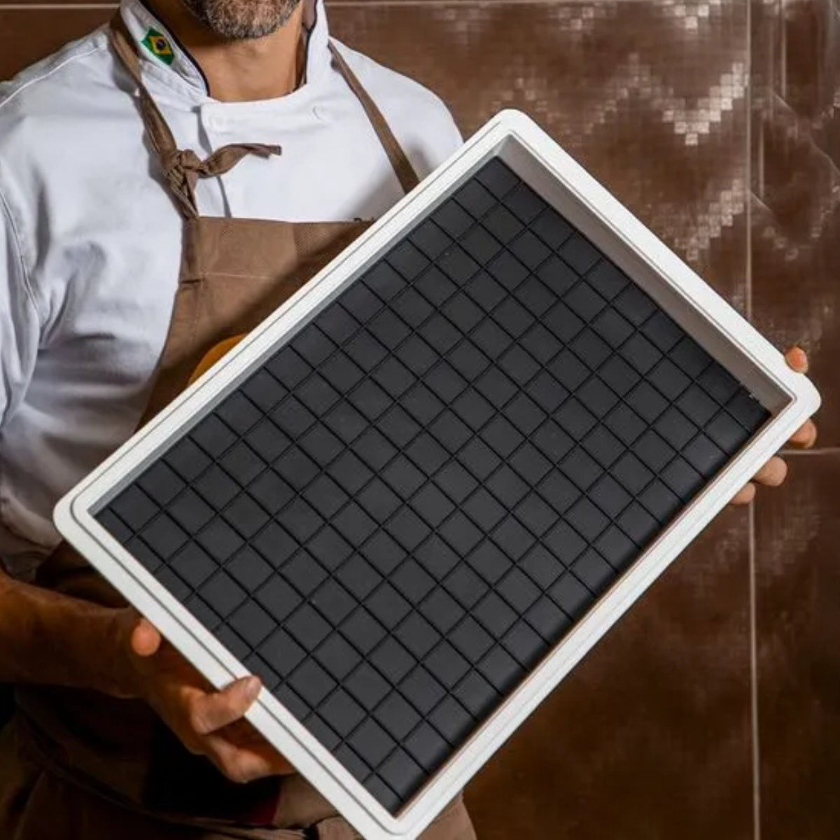 tapete de silicone dadinho de tapioca