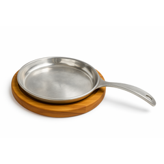 tapioqueira em aluminio com base de madeira teca