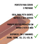 travessa de cerâmica artesanal