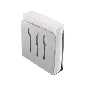 Porta Guardanapo Desenhado em Aço Inox unyhome
