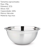 Tigela Bowl em Aço Inox 4,8L Hércules Hercules