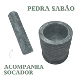 Pilão Pedra Sabão