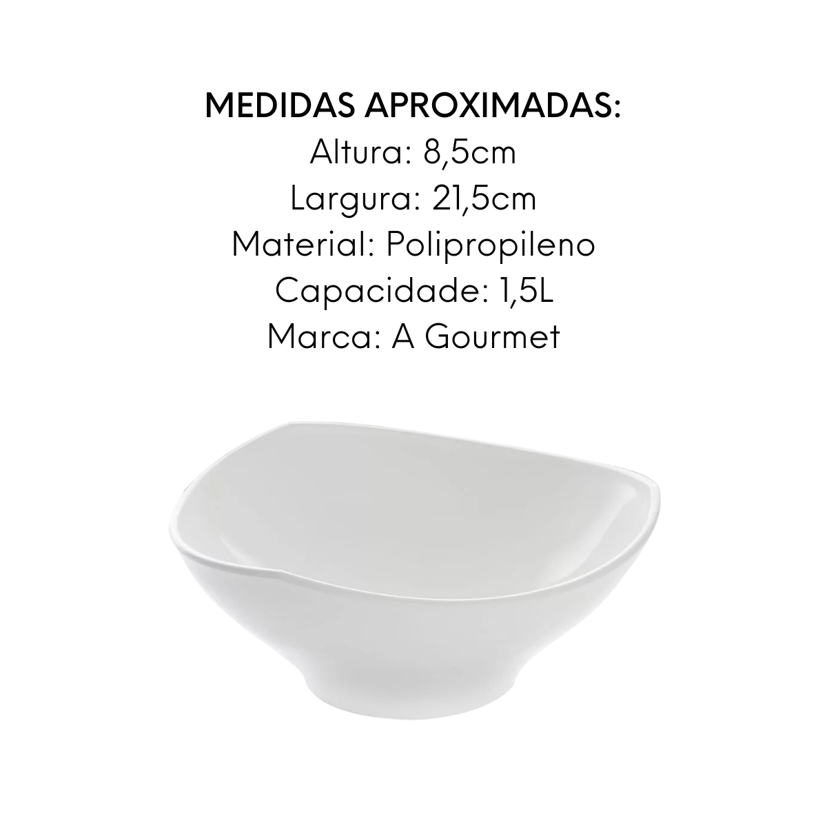 Tigela Bowls Flowers 1,5L Polipropileno VemPlast