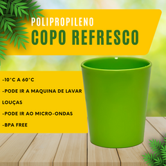 Copo de Polipropileno Verde 350ml - A Gourmet