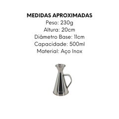 Galheteiro Weck em Aço inox 500ml - A Gourmet