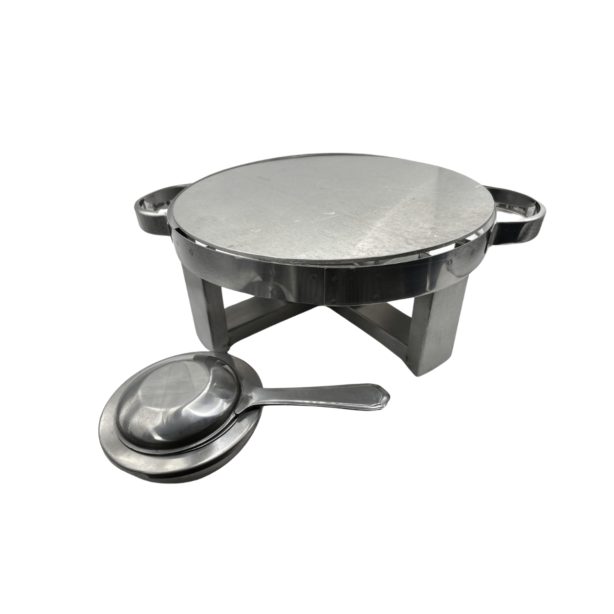 Rechaud Redondo Para Assadeiras em aço inox - A Gourmet