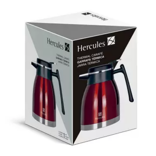 Garrafa Térmica Hercules 1,2l Vermelha