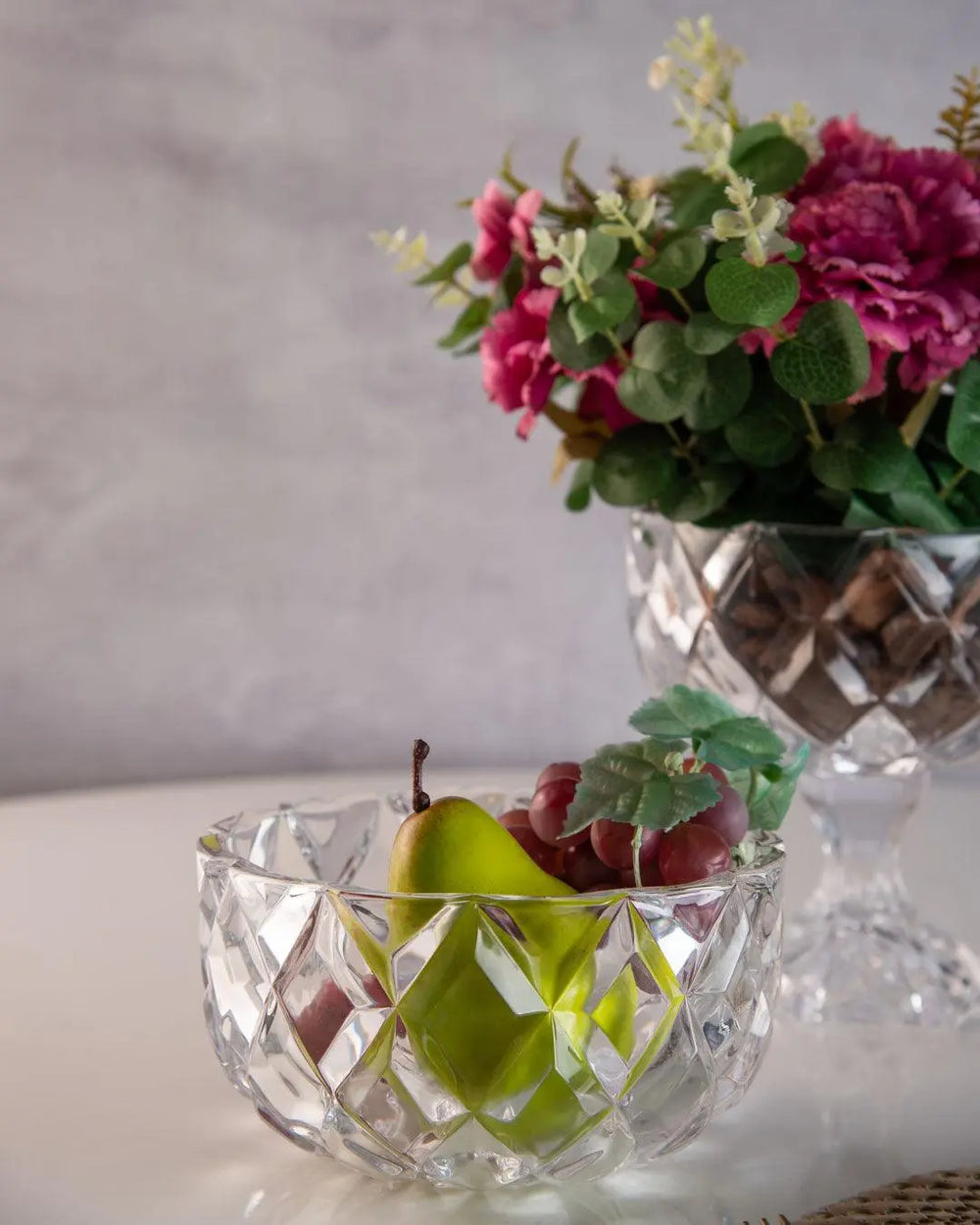 Centro De Mesa Deli Diamond Vidro Lyor